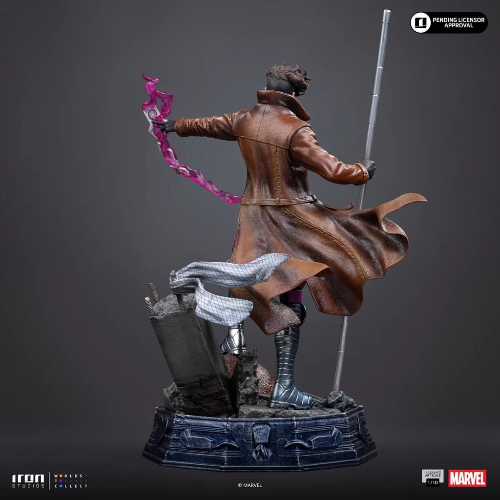 Gambit is Unleashed with New X-Men 1/10 Statue from Iron Studios