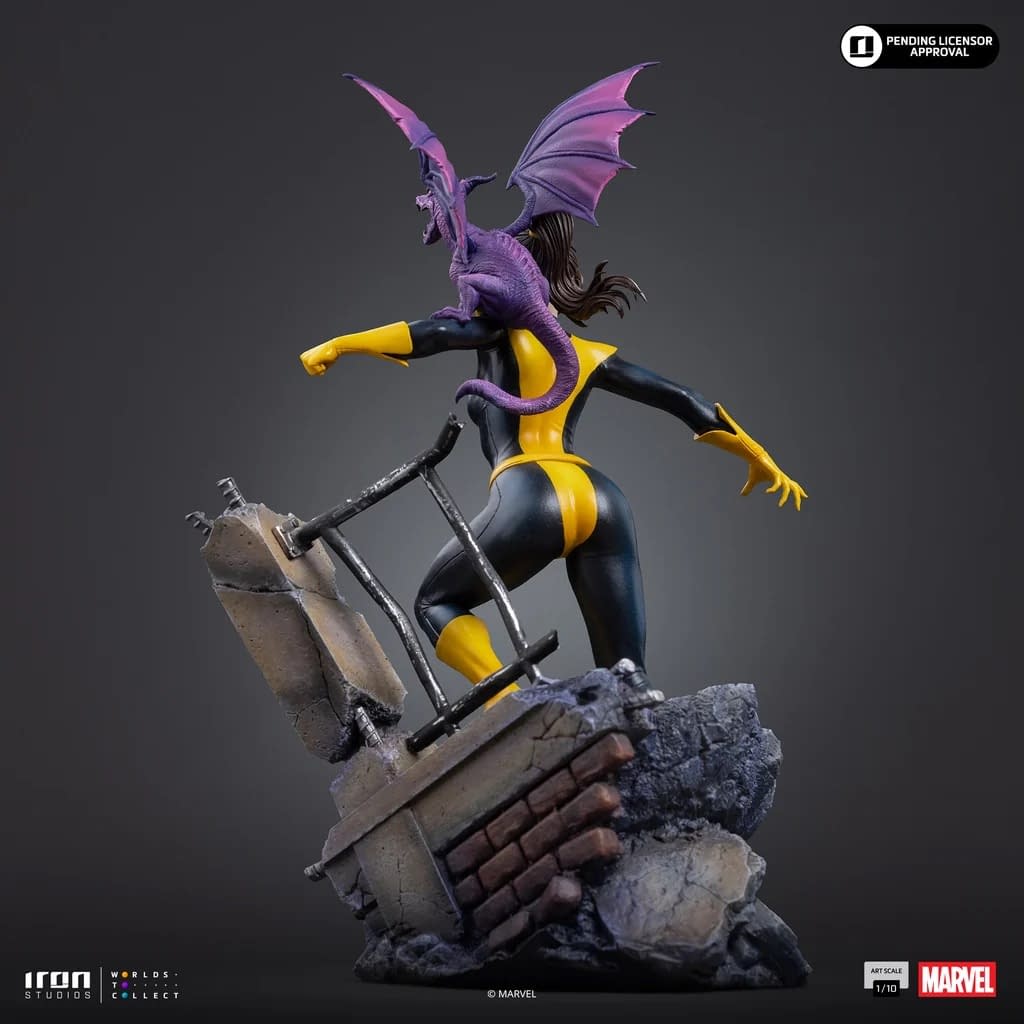 New Kitty Pride & Lockheed 1/10 X-Men Statue Revealed by Iron Studios
