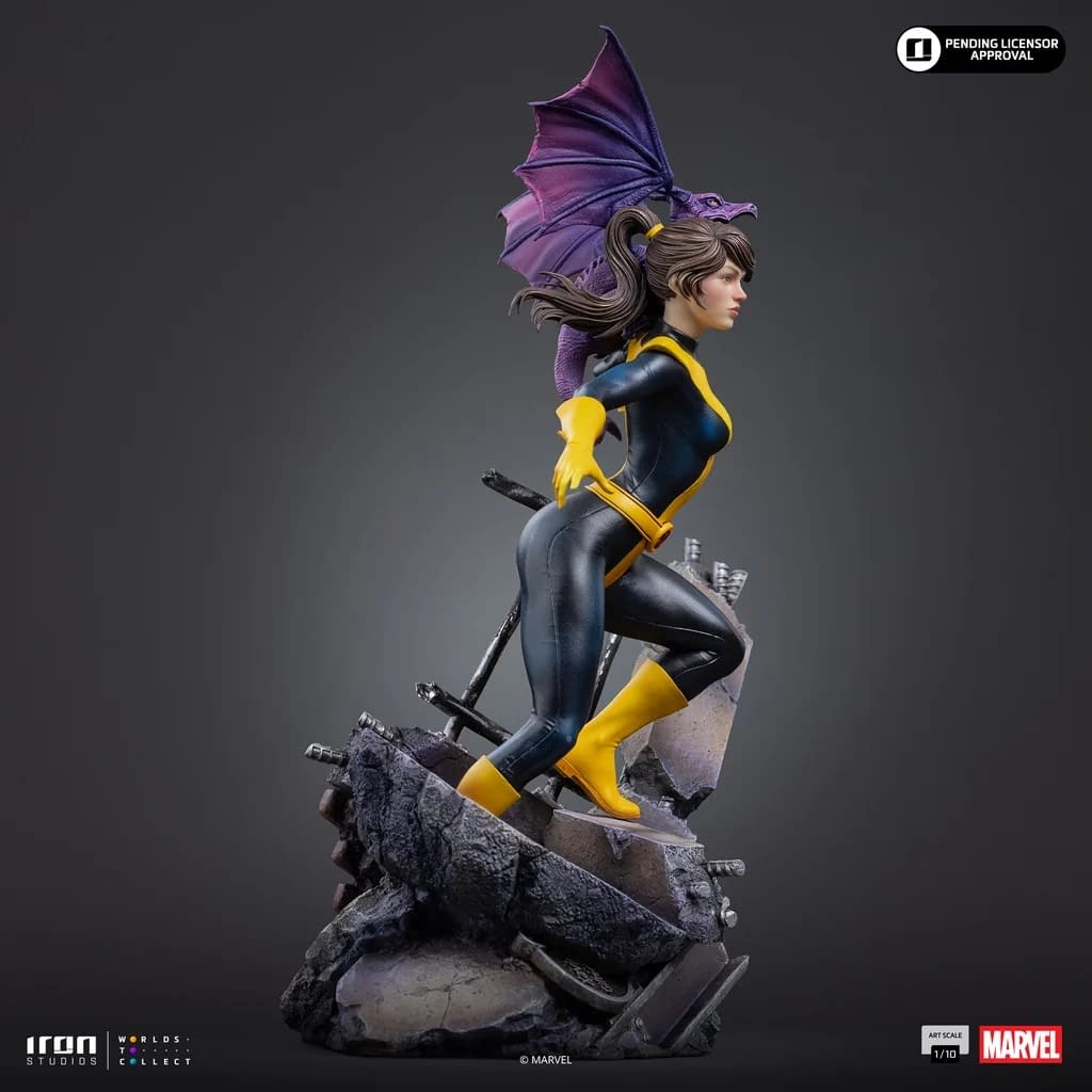 New Kitty Pride & Lockheed 1/10 X-Men Statue Revealed by Iron Studios