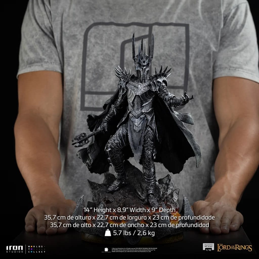 Unleash Sauron with Iron Studios New The Lord of the Rings 1/10 Statue
