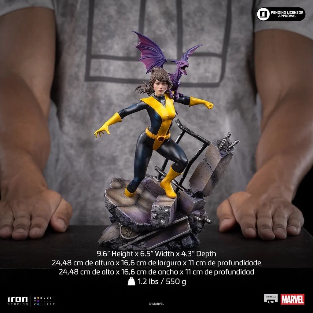 New Kitty Pride & Lockheed 1/10 X-Men Statue Revealed by Iron Studios