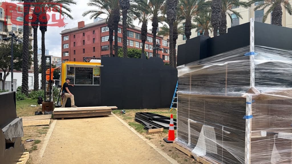 San Diego During Comic-Con Set-Up: Rings Of Power, Silo, Avengers, Etc