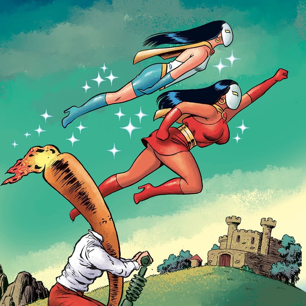 Flaming Carrot Crossover With The Santos Sisters