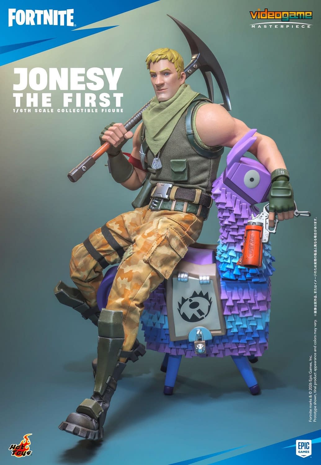 Hot Toys Unveils New 1/6 Scale Fortnite Figure with Jonesy The First
