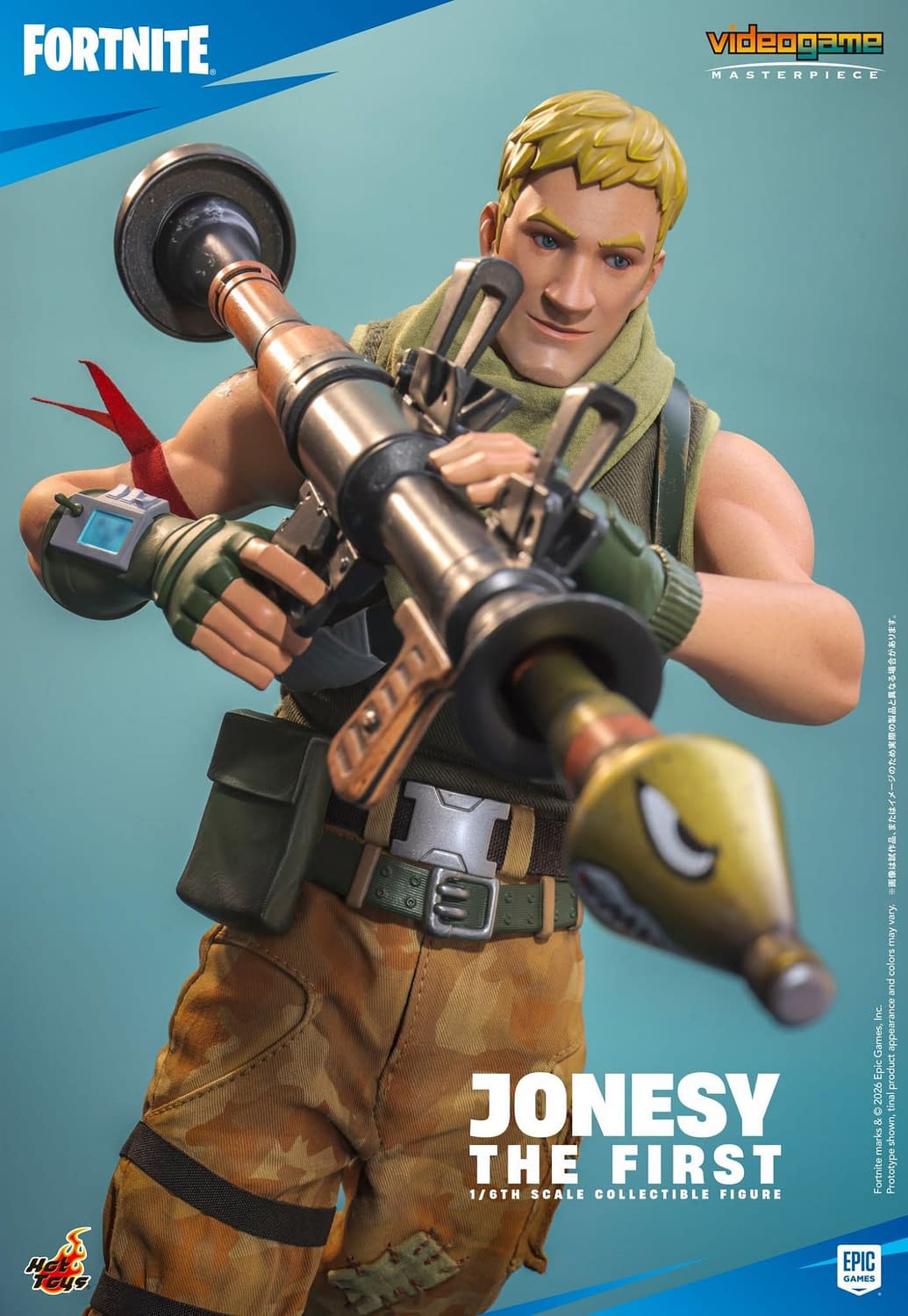 Hot Toys Unveils New 1/6 Scale Fortnite Figure with Jonesy The First