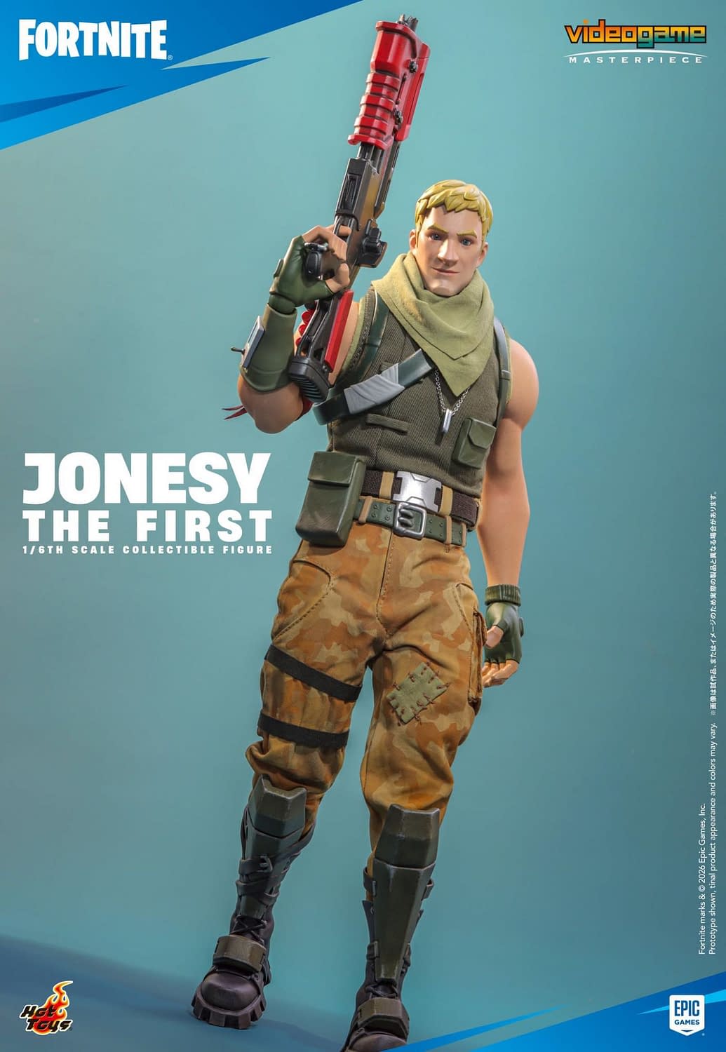 Hot Toys Unveils New 1/6 Scale Fortnite Figure with Jonesy The First