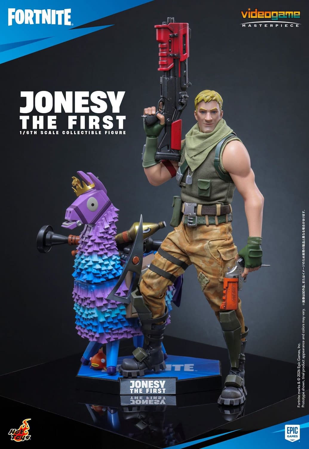 Hot Toys Unveils New 1/6 Scale Fortnite Figure with Jonesy The First