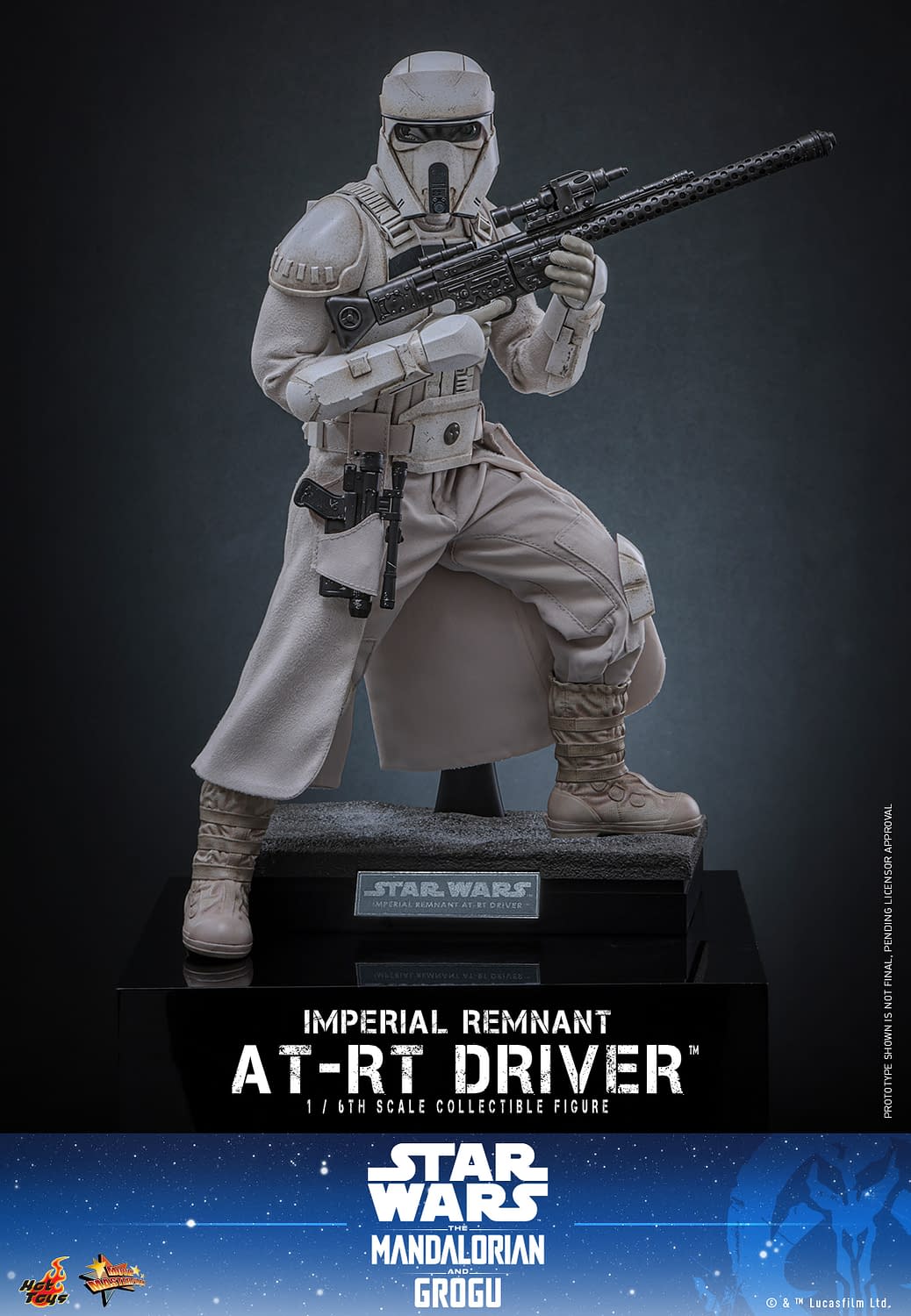 Hot Toys Debuts New 1/6 The Mandalorian & Grogu AT-RT Driver
