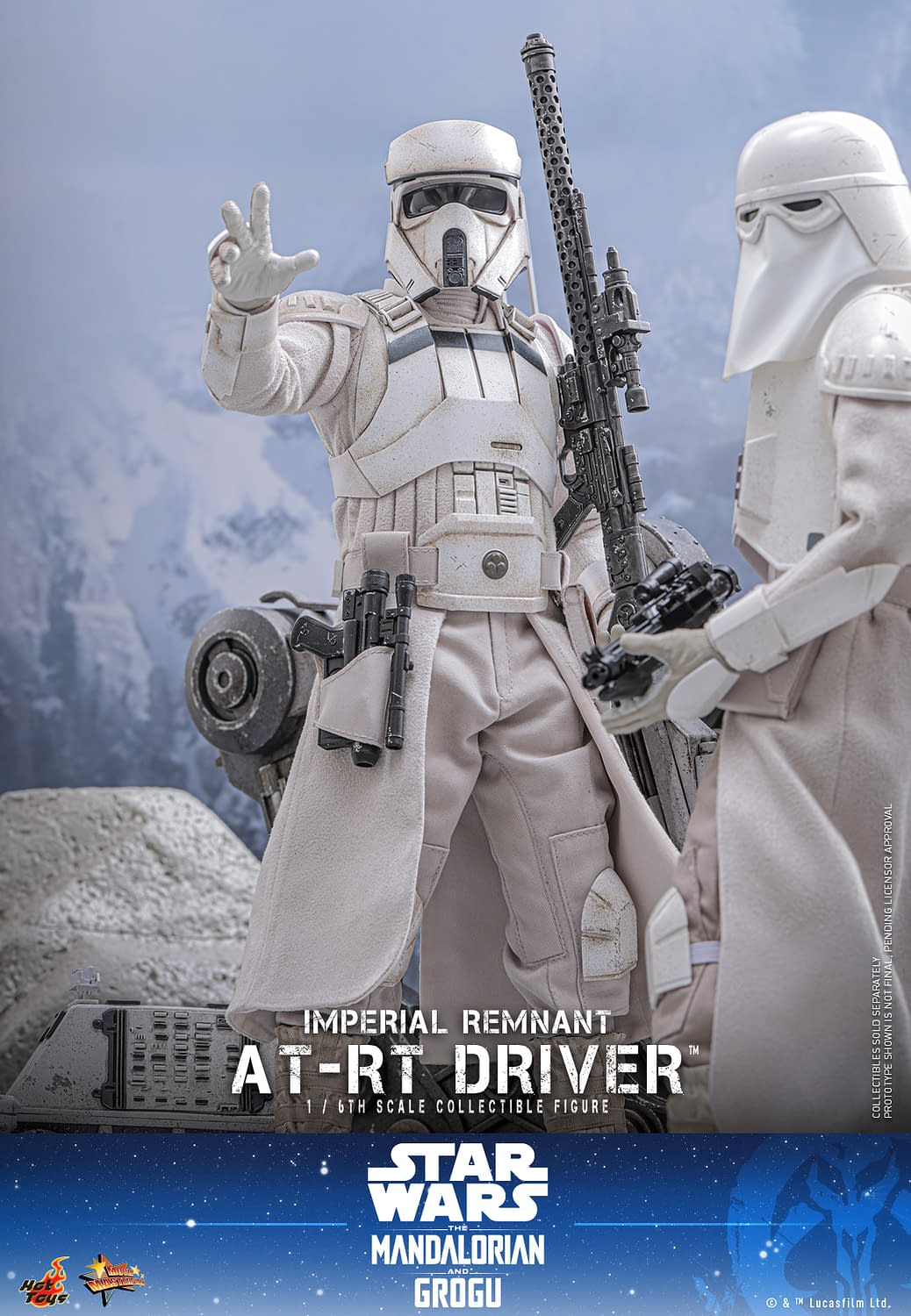 Hot Toys Debuts New 1/6 The Mandalorian & Grogu AT-RT Driver