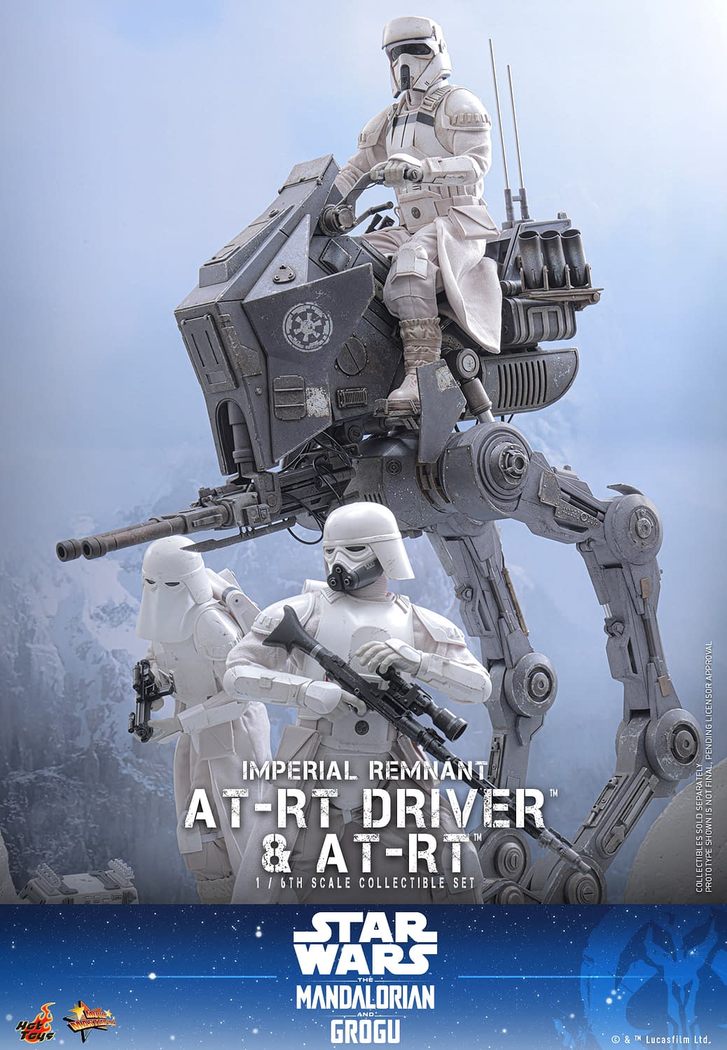 Hot Toys Debuts New 1/6 The Mandalorian & Grogu AT-RT Driver