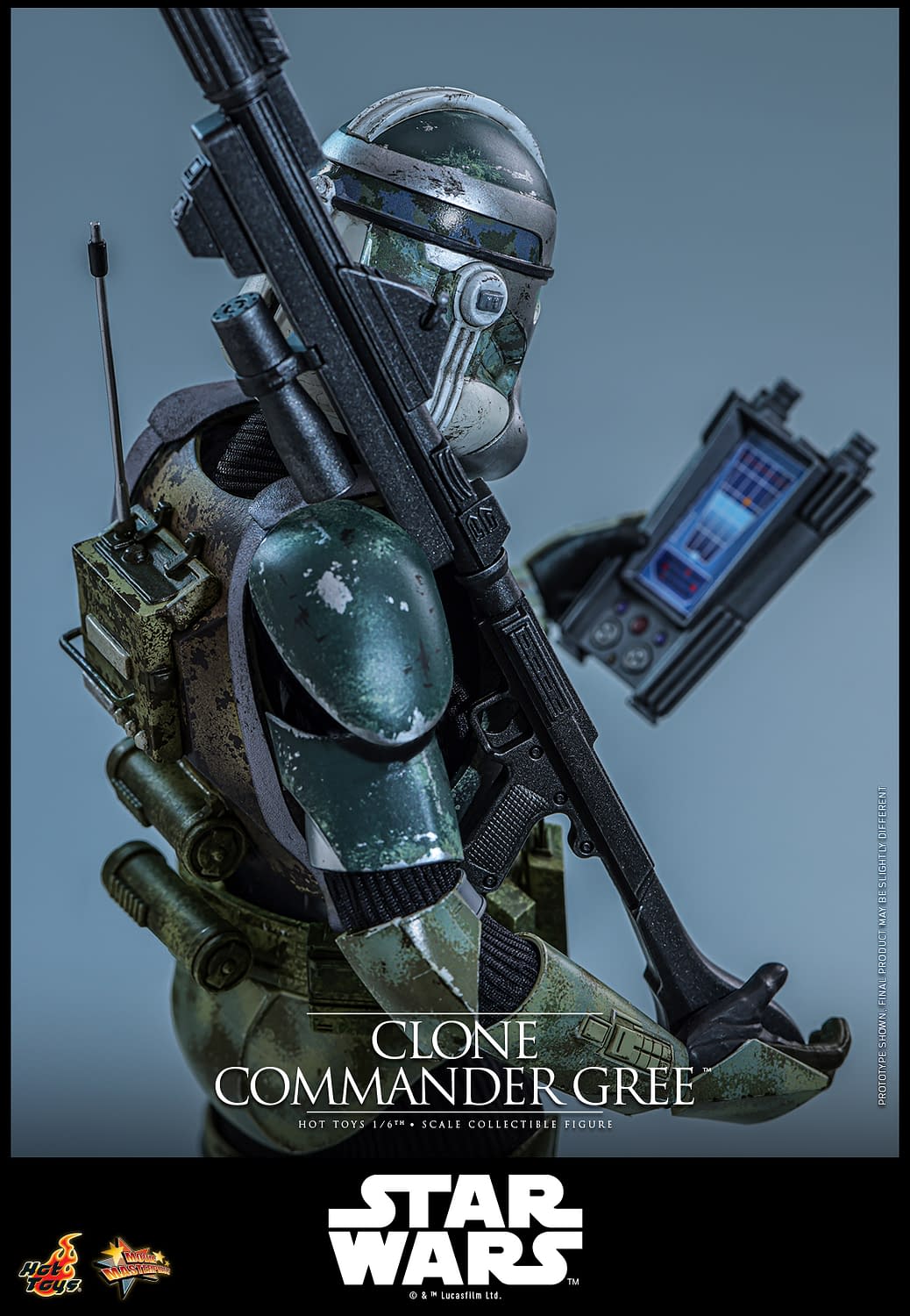 Star Wars 1/6 Clone Commander Gree Coming Soon to Hot Toys