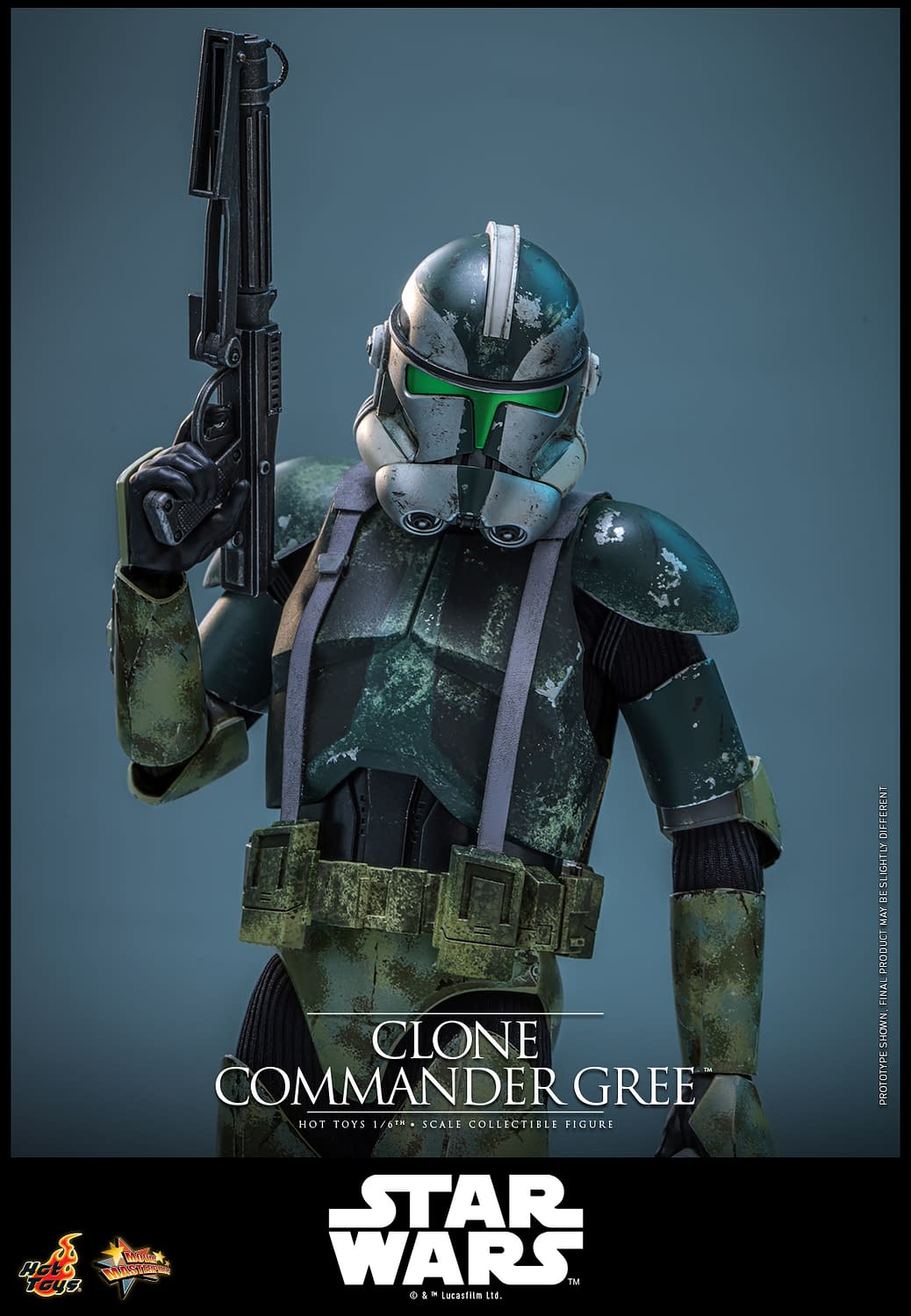 Star Wars 1/6 Clone Commander Gree Coming Soon to Hot Toys