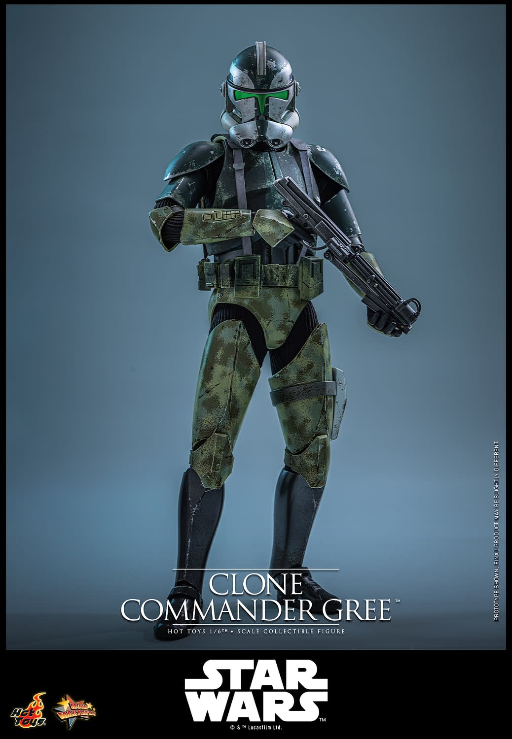 Star Wars 1/6 Clone Commander Gree Coming Soon to Hot Toys