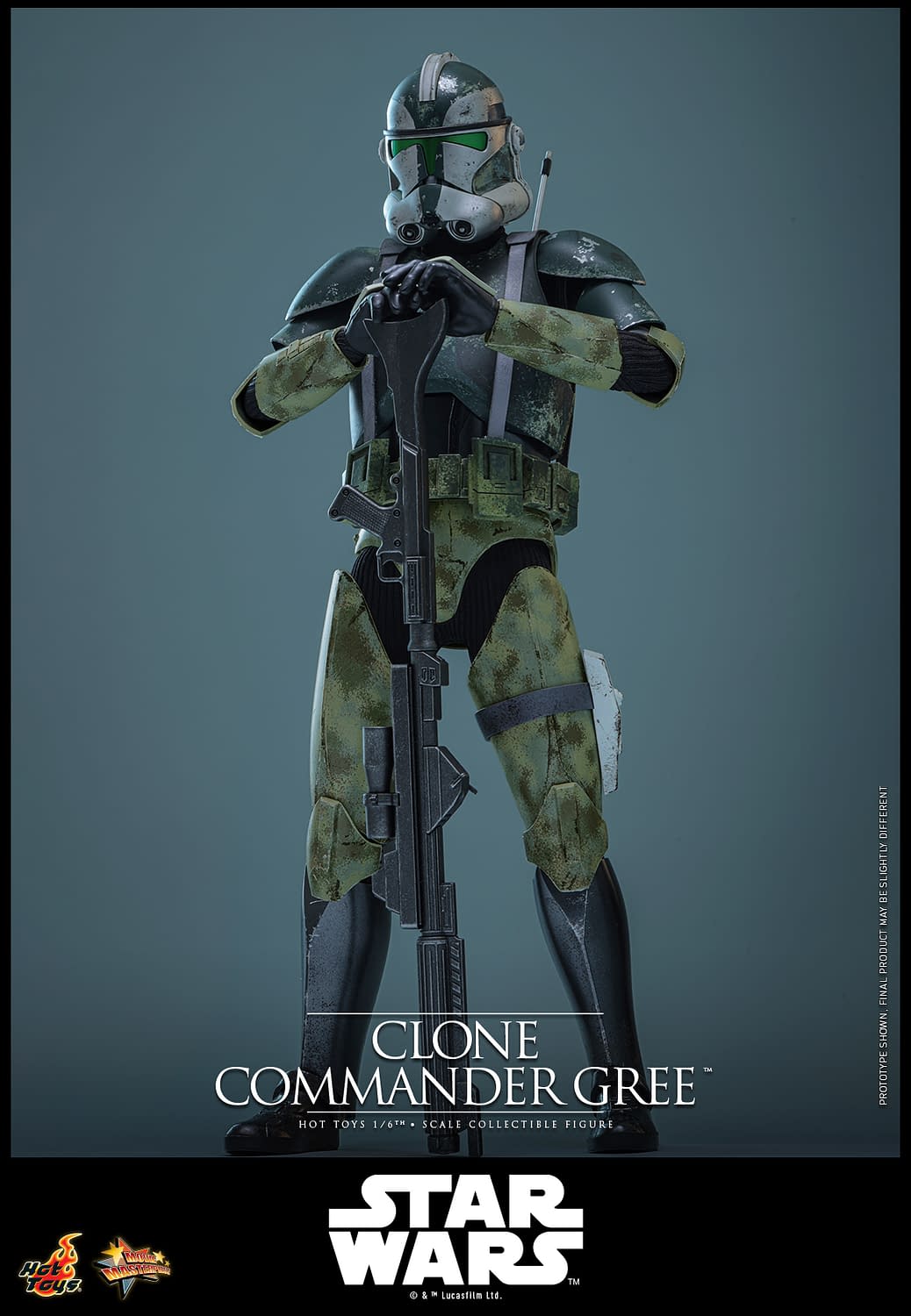 Star Wars 1/6 Clone Commander Gree Coming Soon to Hot Toys