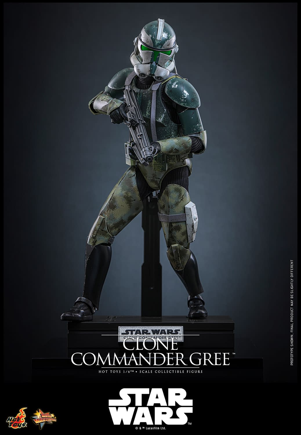 Star Wars 1/6 Clone Commander Gree Coming Soon to Hot Toys
