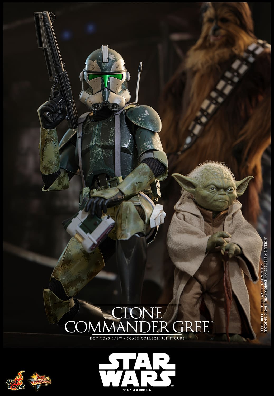 Star Wars 1/6 Clone Commander Gree Coming Soon to Hot Toys