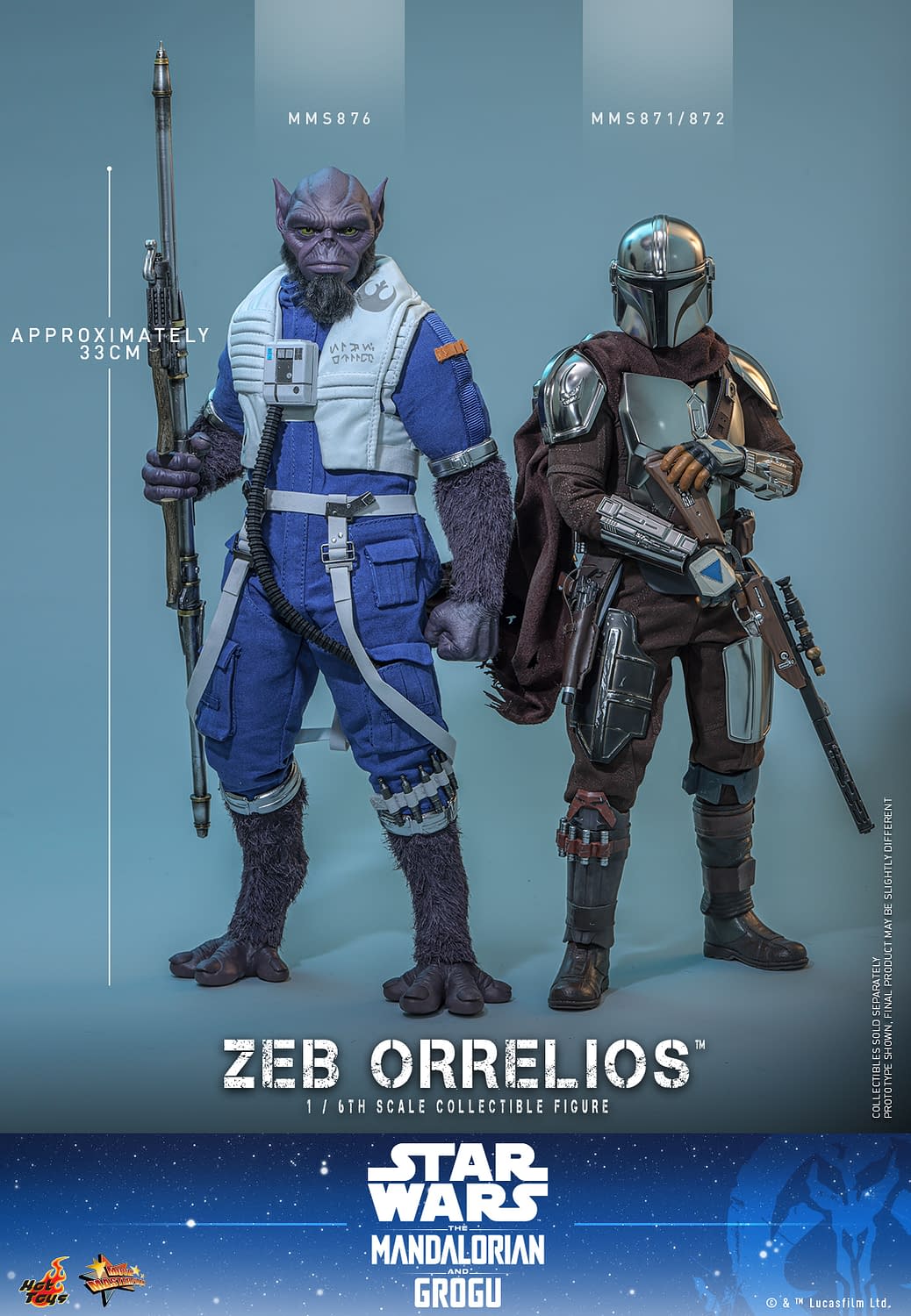 The Mandalorian & Grogu 1/6 Scale Zeb Figure Debuts from Hot Toys