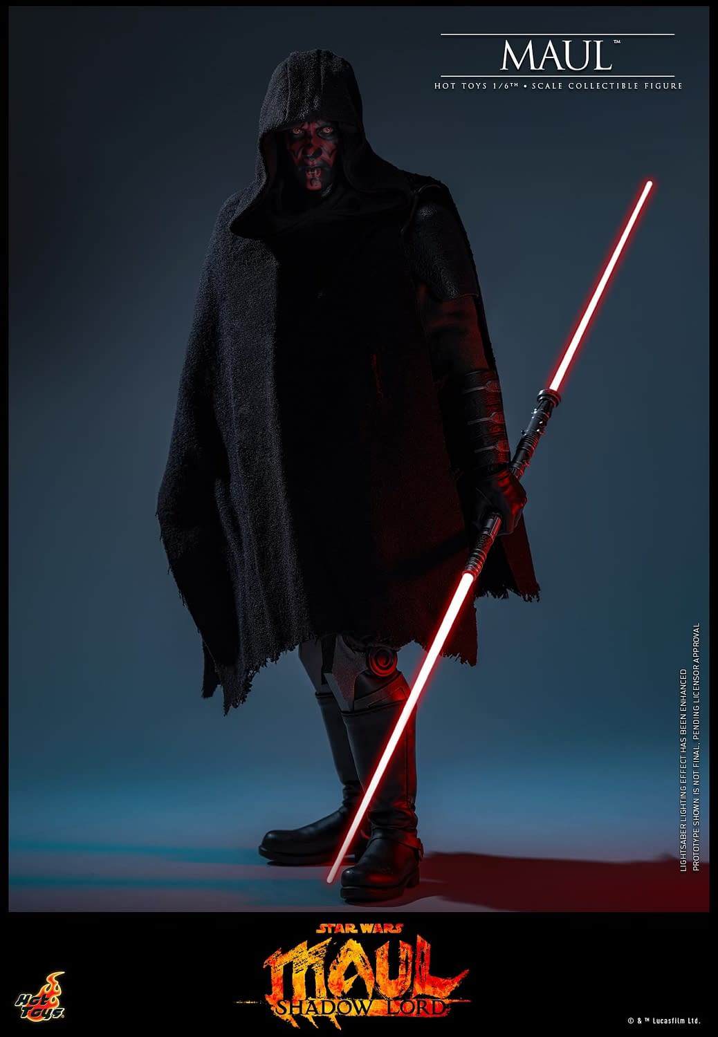 New Star Wars: Maul - Shadow Lord 1/6 Hot Toys Figure Arrives