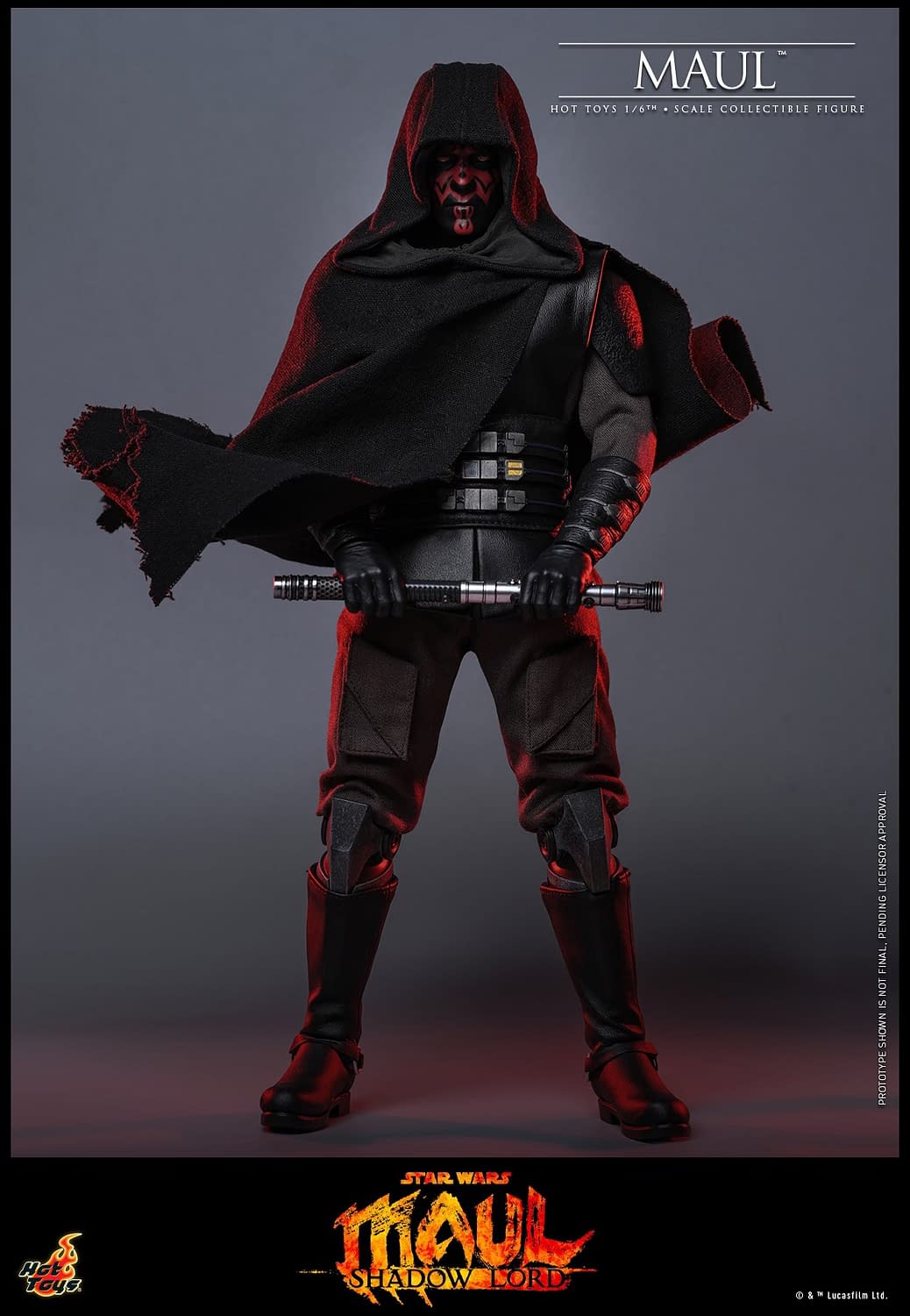 New Star Wars: Maul - Shadow Lord 1/6 Hot Toys Figure Arrives