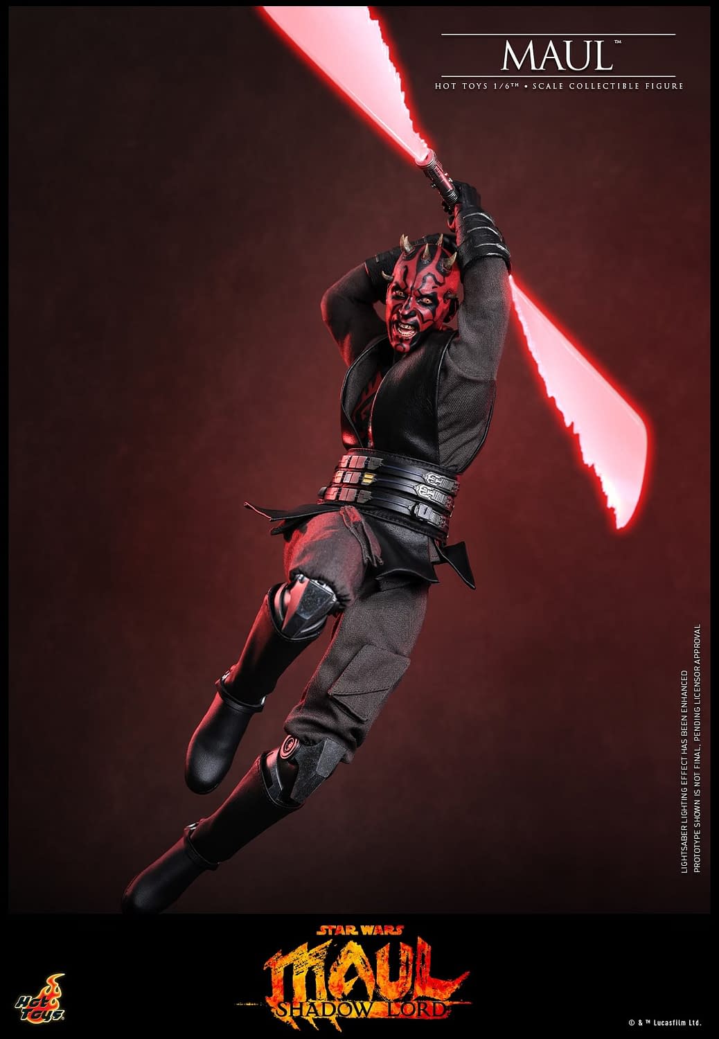 New Star Wars: Maul - Shadow Lord 1/6 Hot Toys Figure Arrives