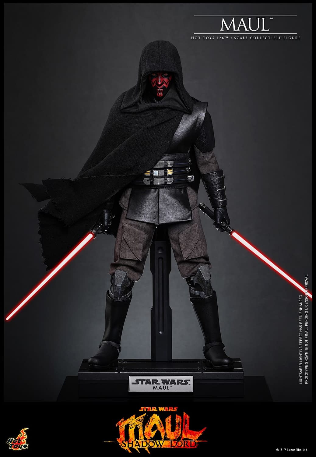 New Star Wars: Maul - Shadow Lord 1/6 Hot Toys Figure Arrives