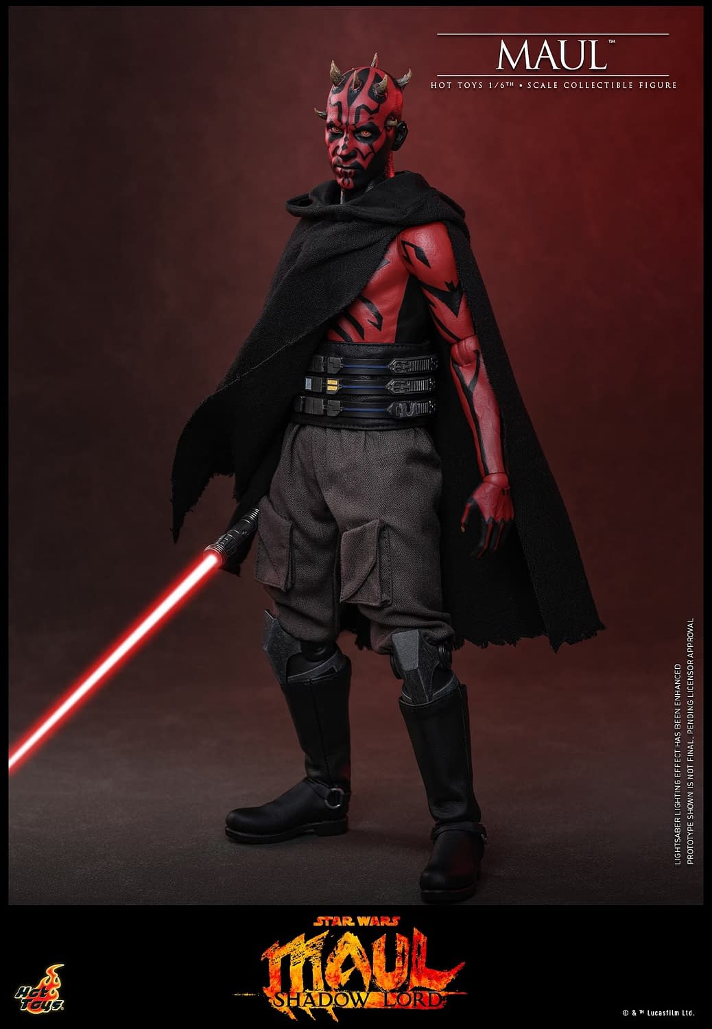 New Star Wars: Maul - Shadow Lord 1/6 Hot Toys Figure Arrives