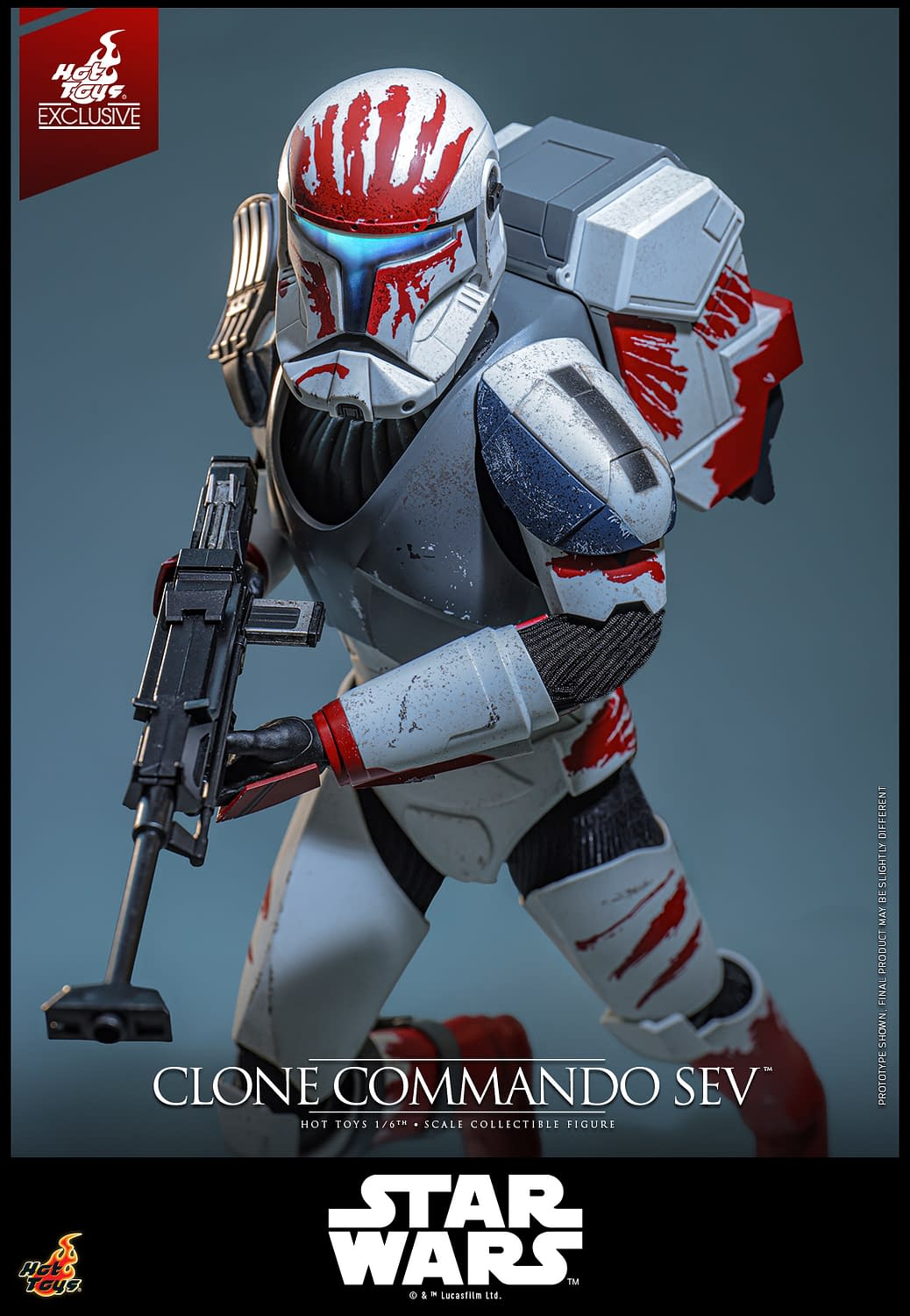 Star Wars Clone Commando Sev 1/6 Scale Figure Announced by Hot Toys
