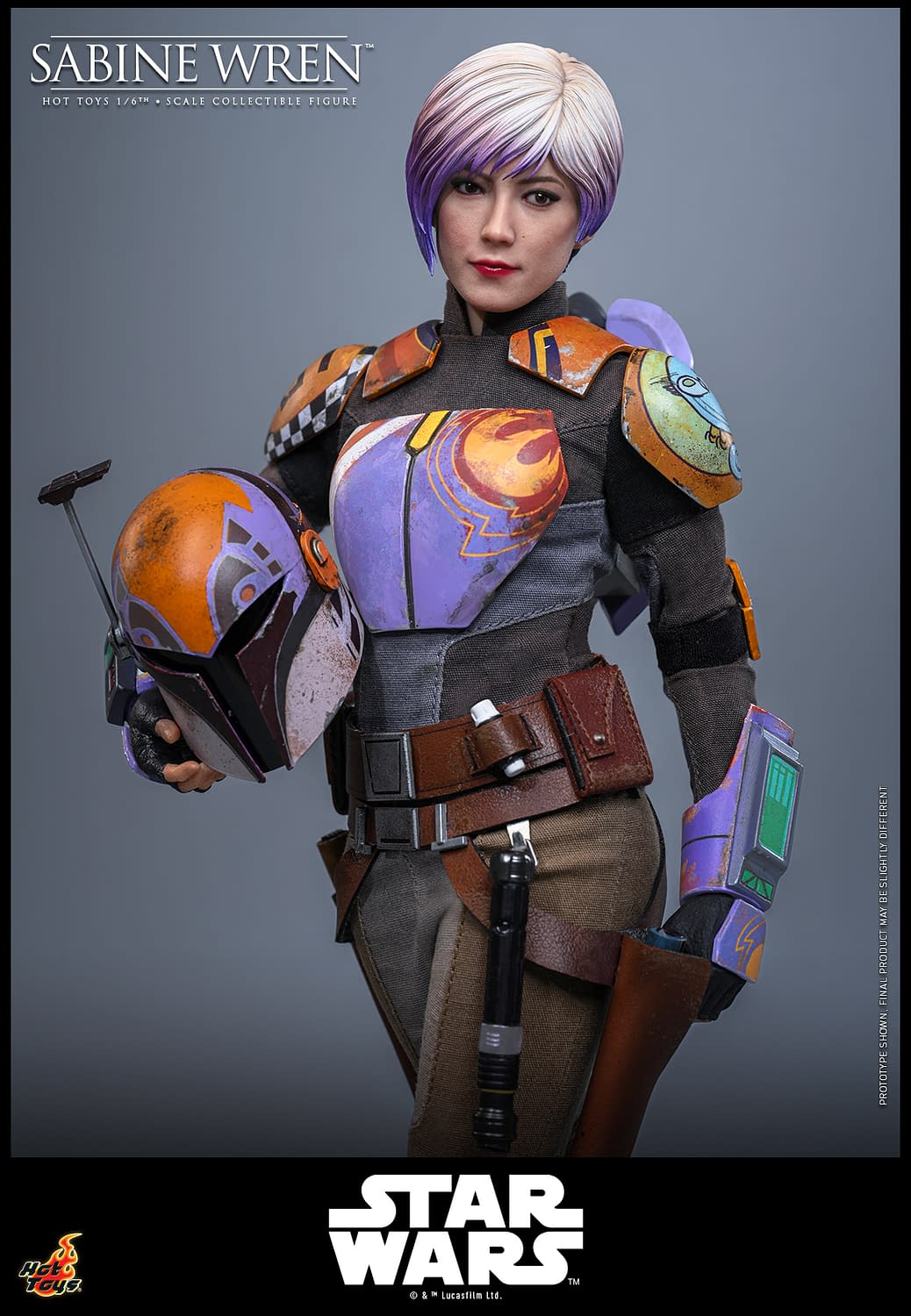 Star Wars: Rebels Sabine Wren 1/6 Figure Revealed by Hot Toys