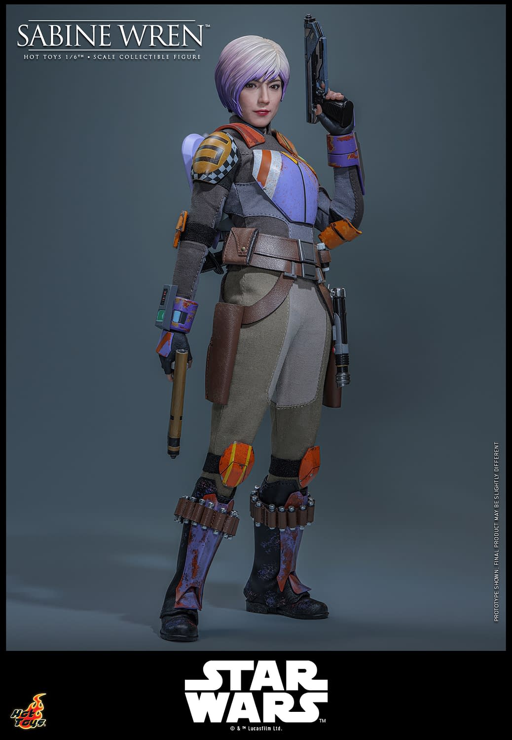 Star Wars: Rebels Sabine Wren 1/6 Figure Revealed by Hot Toys