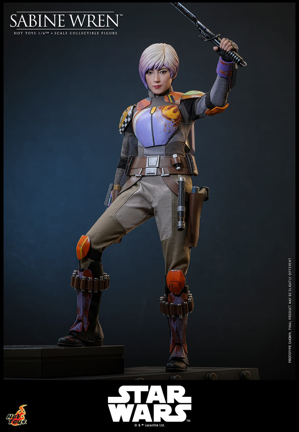 Star Wars: Rebels Sabine Wren 1/6 Figure Revealed by Hot Toys