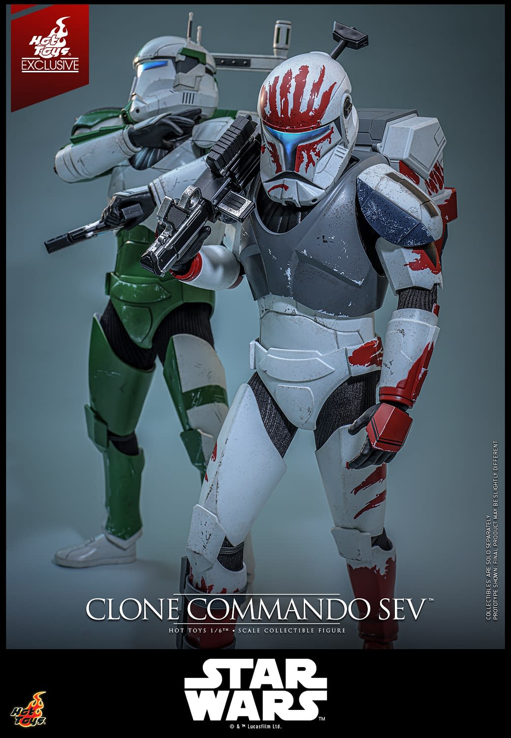 Star Wars Clone Commando Sev 1/6 Scale Figure Announced by Hot Toys