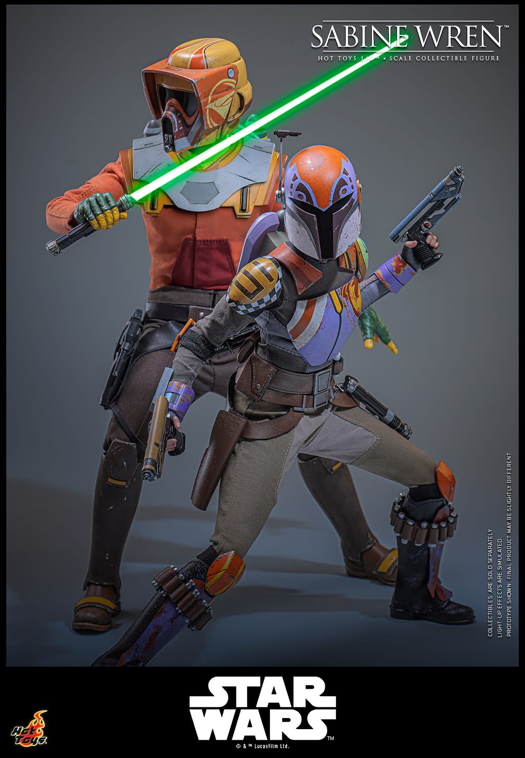 Star Wars: Rebels Sabine Wren 1/6 Figure Revealed by Hot Toys