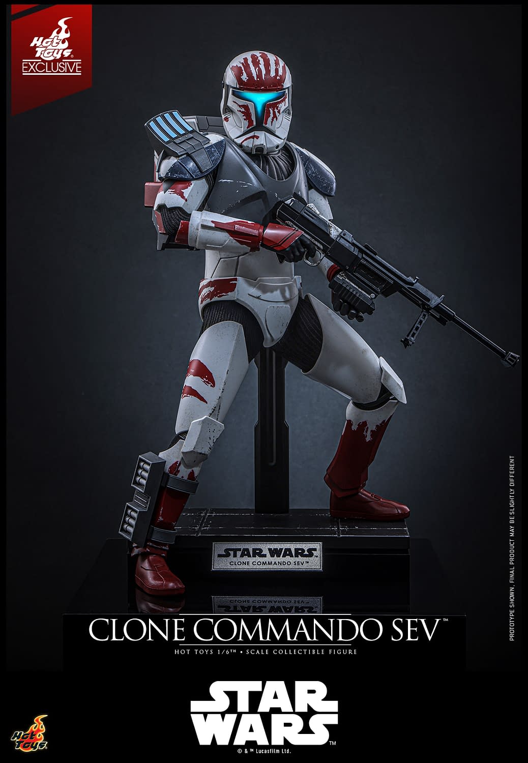 Star Wars Clone Commando Sev 1/6 Scale Figure Announced by Hot Toys
