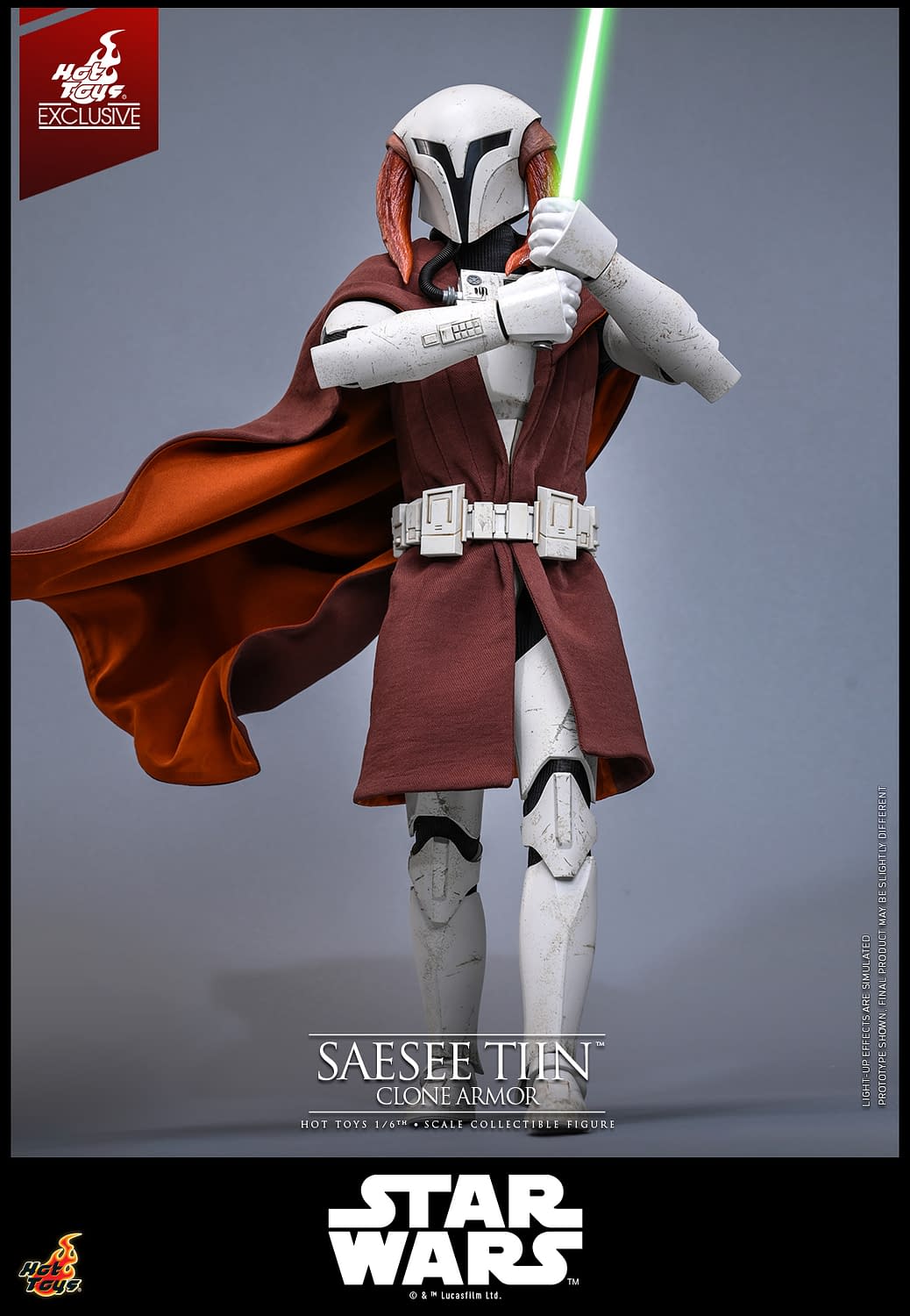Saesee Tiin Dons His Clone Armor with New Star Wars Hot Toys Figure