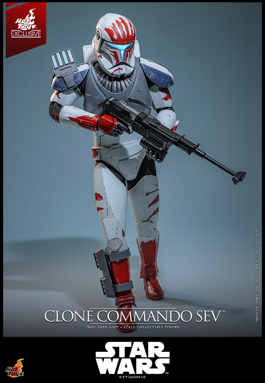 Star Wars Clone Commando Sev 1/6 Scale Figure Announced by Hot Toys
