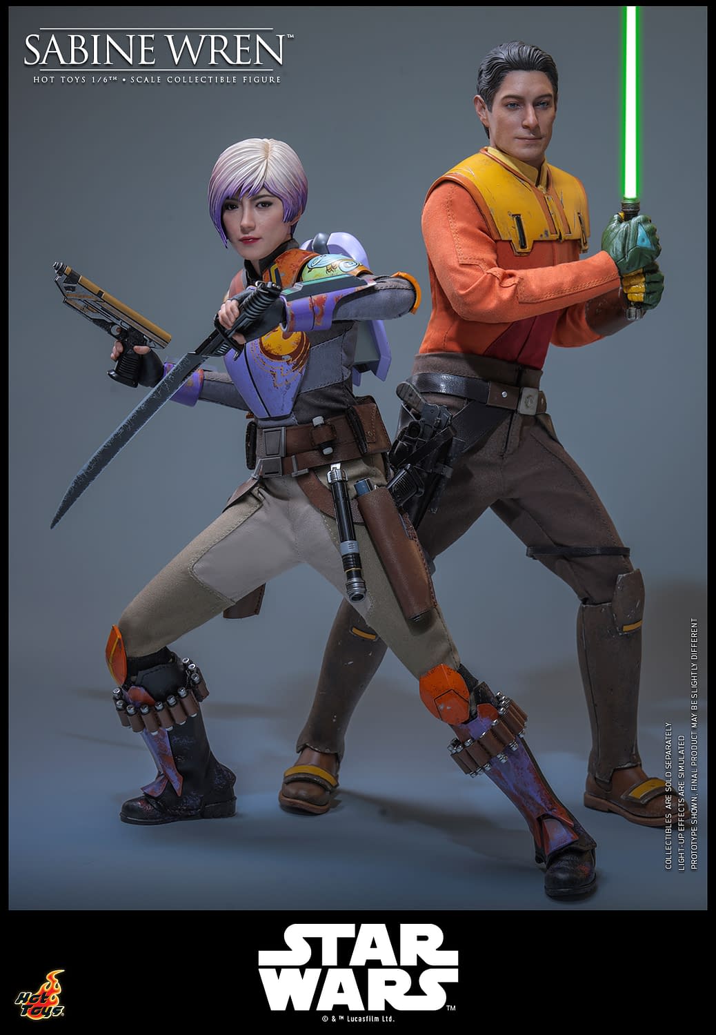 Star Wars: Rebels Sabine Wren 1/6 Figure Revealed by Hot Toys