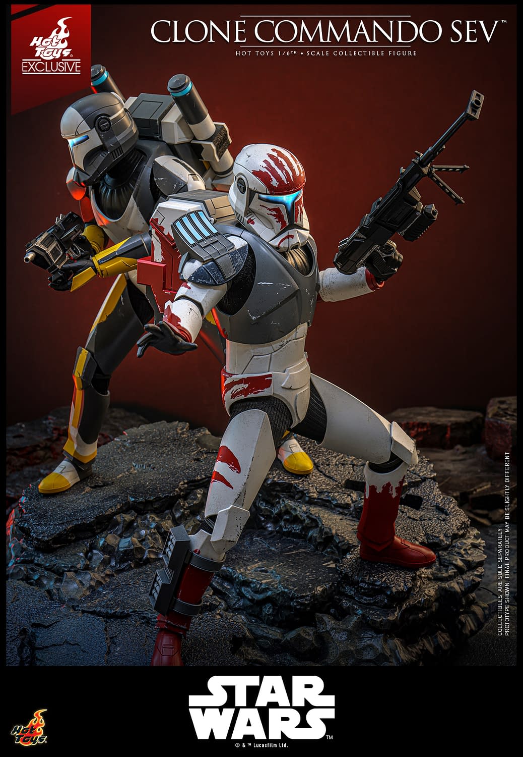 Star Wars Clone Commando Sev 1/6 Scale Figure Announced by Hot Toys