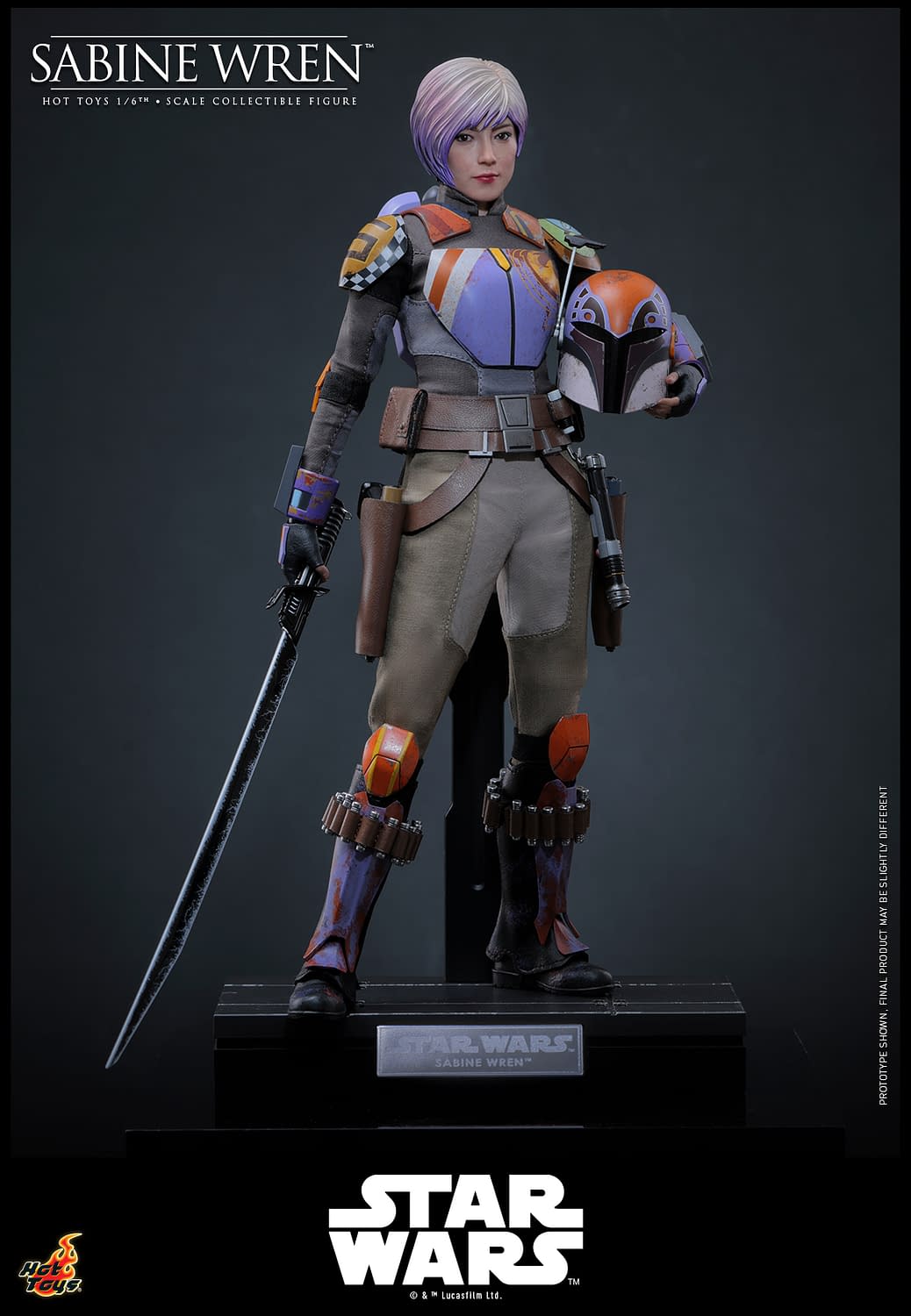 Star Wars: Rebels Sabine Wren 1/6 Figure Revealed by Hot Toys