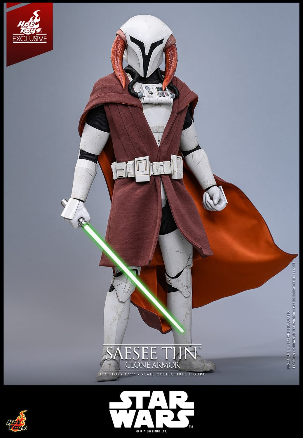 Saesee Tiin Dons His Clone Armor with New Star Wars Hot Toys Figure