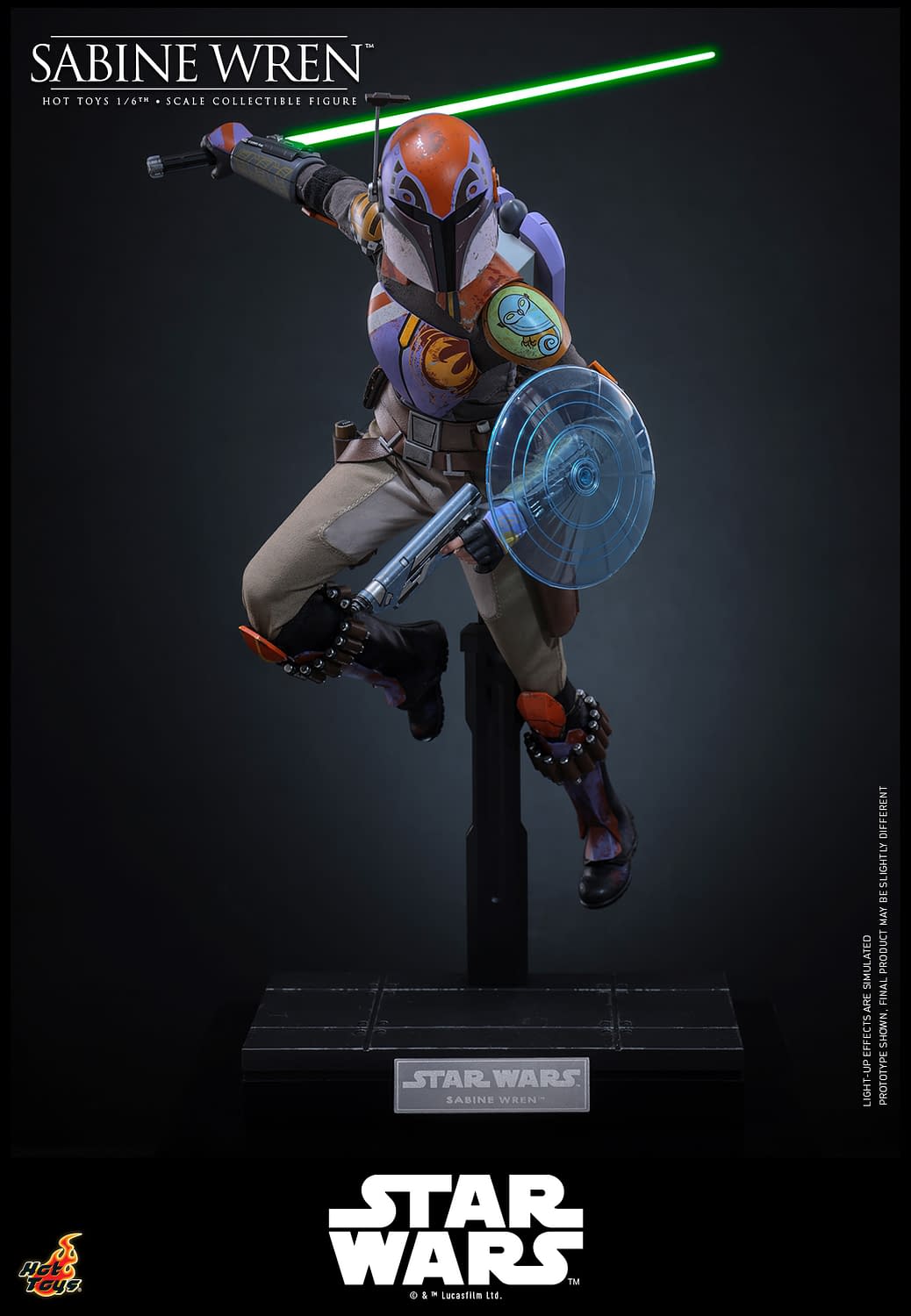 Star Wars: Rebels Sabine Wren 1/6 Figure Revealed by Hot Toys