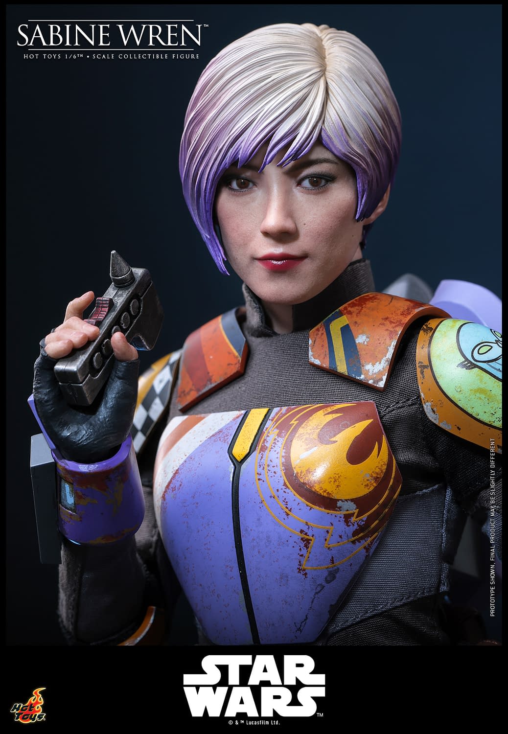 Star Wars: Rebels Sabine Wren 1/6 Figure Revealed by Hot Toys