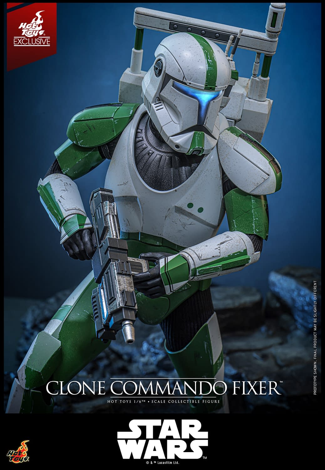 Hot Toys Announces Exclusive 1/6 Star Wars Clone Commando Fixer
