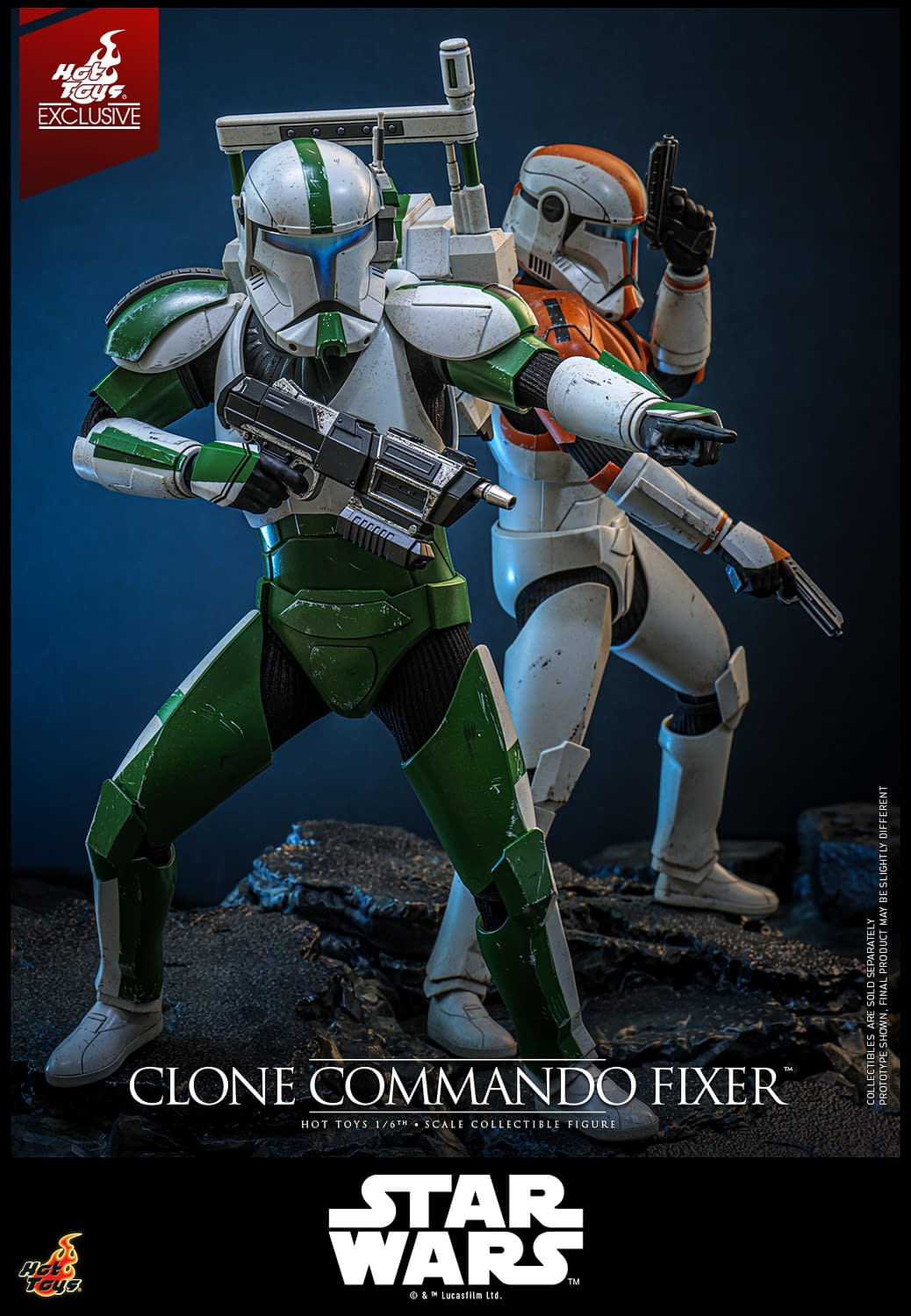 Hot Toys Announces Exclusive 1/6 Star Wars Clone Commando Fixer