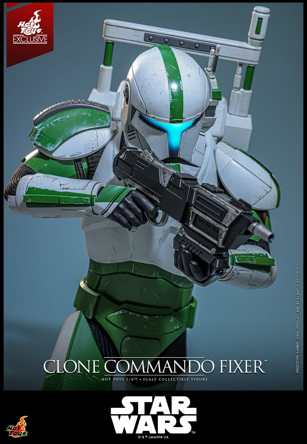 Hot Toys Announces Exclusive 1/6 Star Wars Clone Commando Fixer