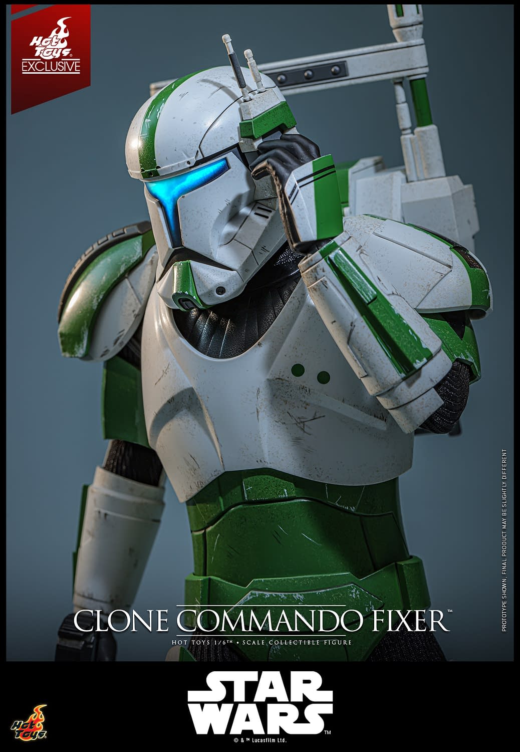 Hot Toys Announces Exclusive 1/6 Star Wars Clone Commando Fixer