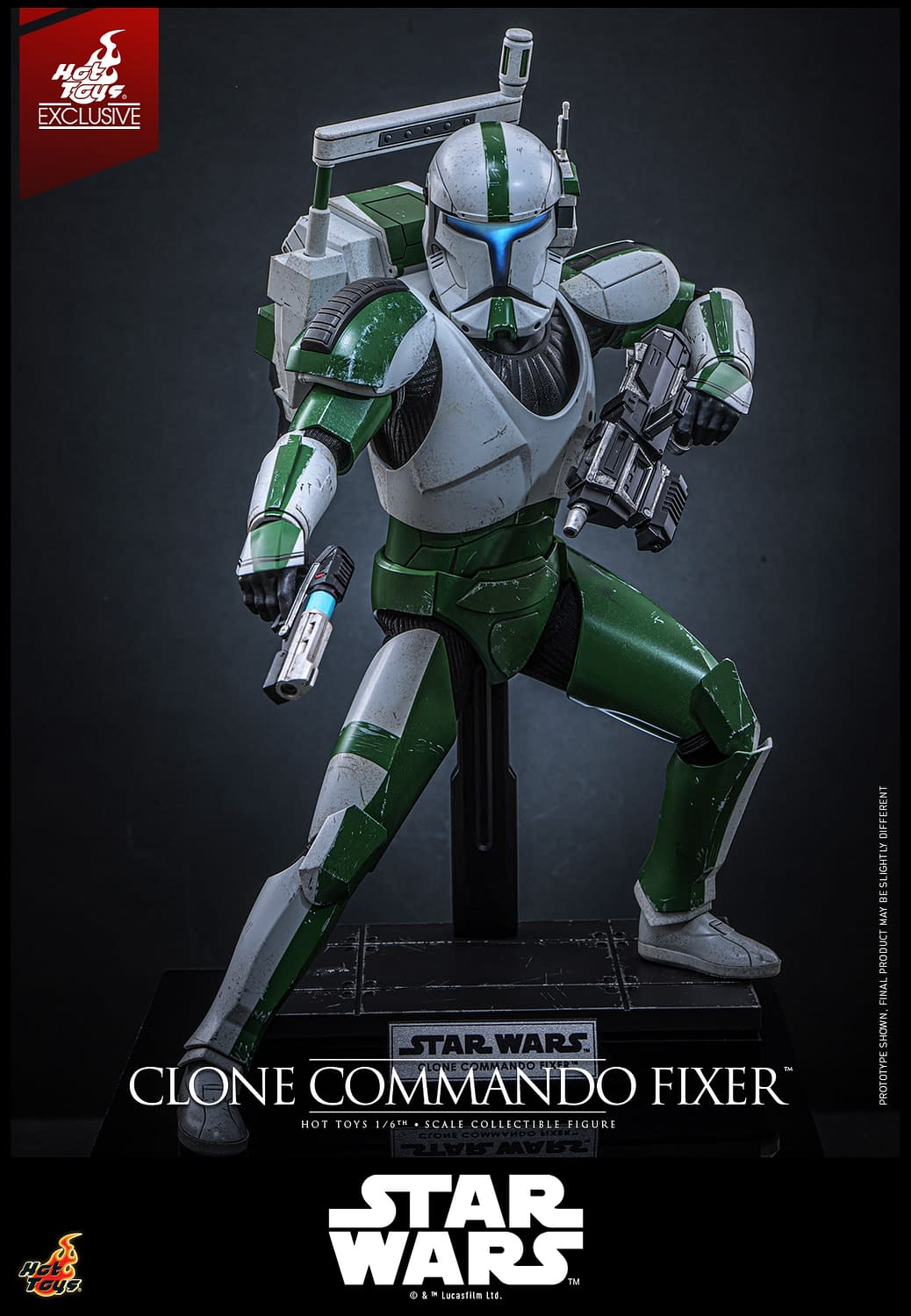 Hot Toys Announces Exclusive 1/6 Star Wars Clone Commando Fixer