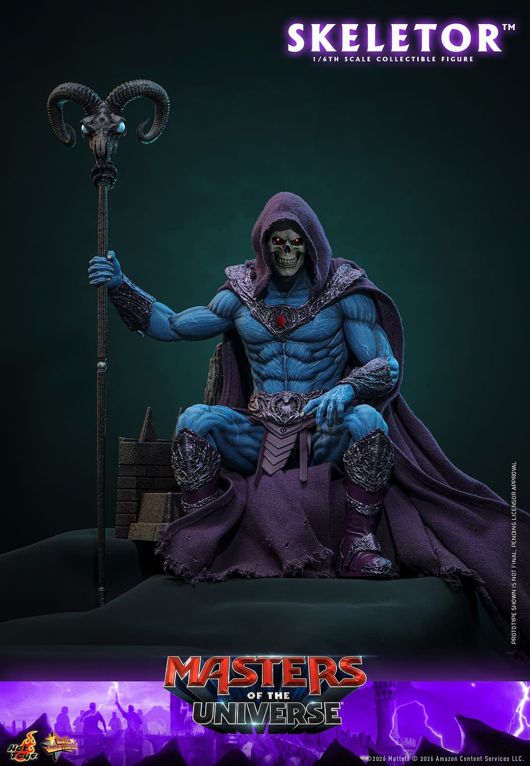 Hot Toys Unveils New Masters of the Universe 1/6 Skeletor Figure