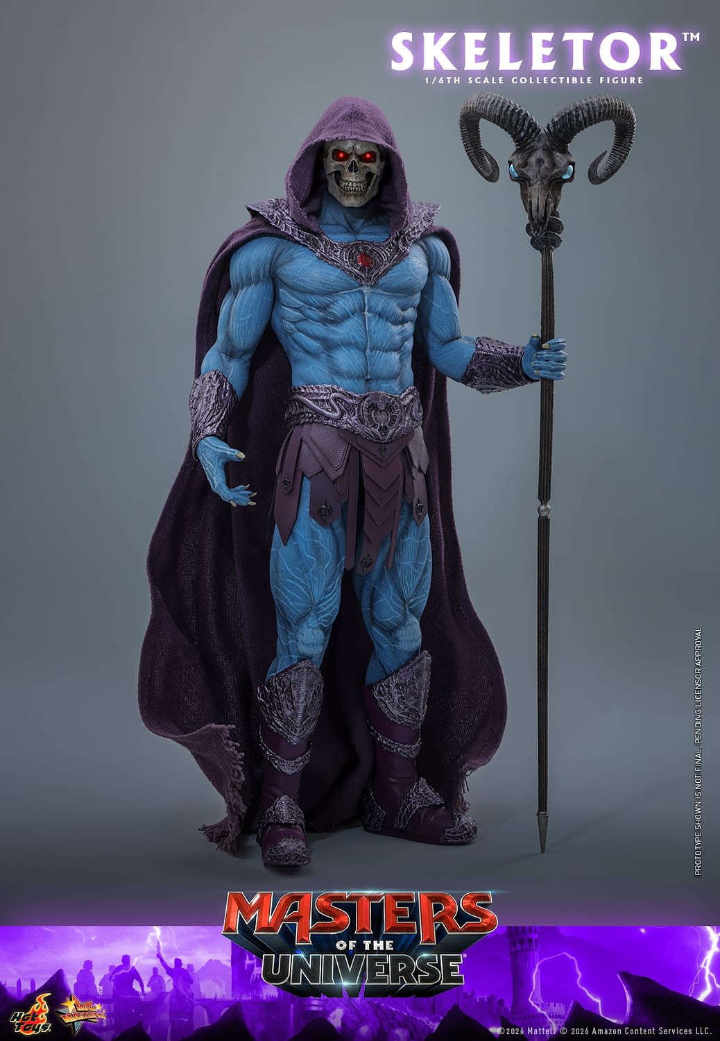 Hot Toys Unveils New Masters of the Universe 1/6 Skeletor Figure