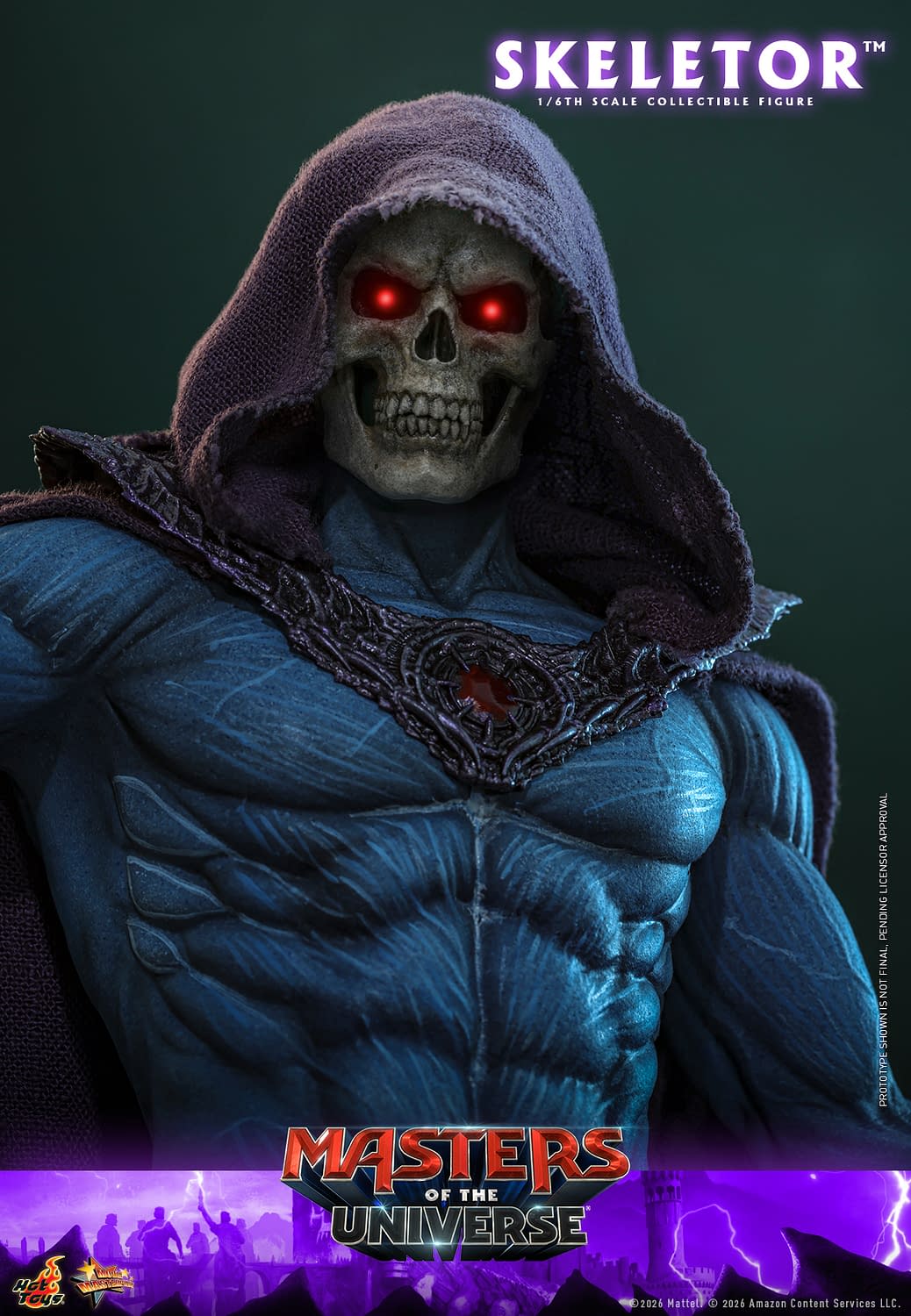Hot Toys Unveils New Masters of the Universe 1/6 Skeletor Figure