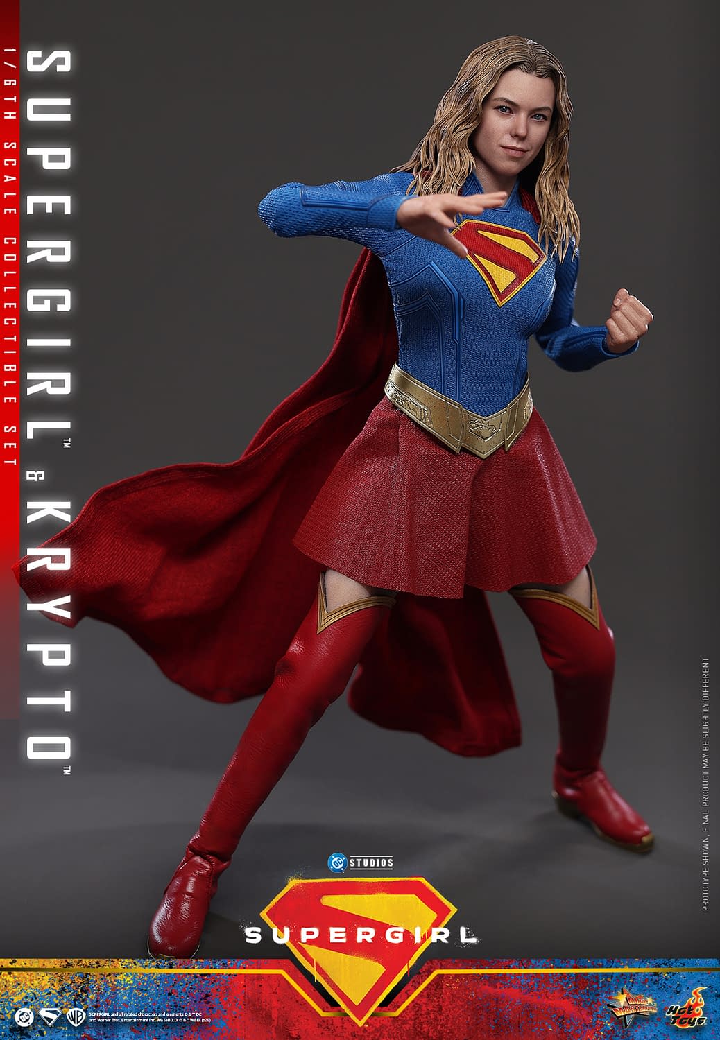 New DC Universe Supergirl & Krypto 1/6 Set Debuts from Hot Toys
